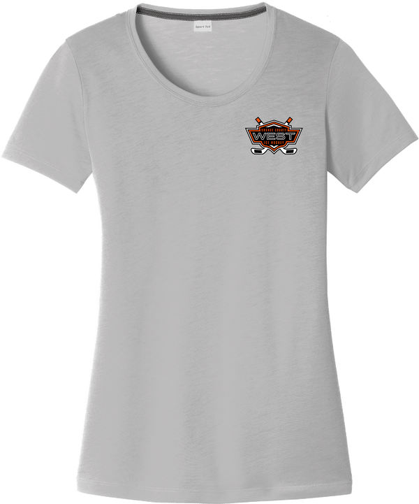 Orange County West Ladies PosiCharge Competitor Cotton Touch Scoop Neck Tee