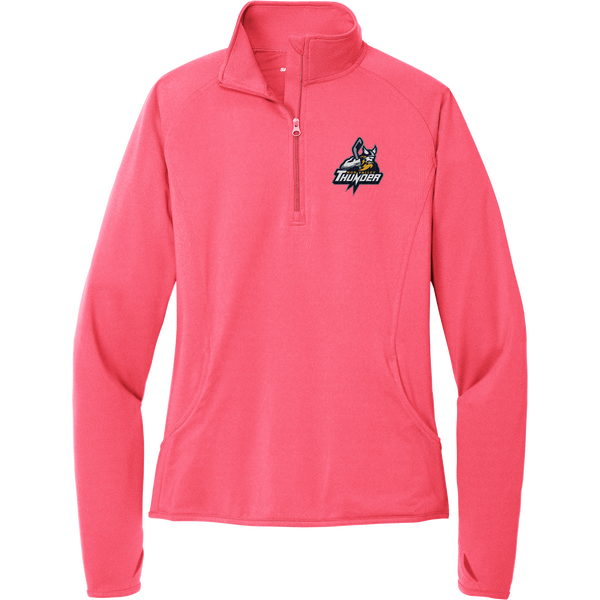 Mon Valley Thunder Ladies Sport-Wick Stretch 1/4-Zip Pullover