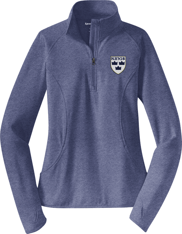 North Jersey Kings Ladies Sport-Wick Stretch 1/4-Zip Pullover