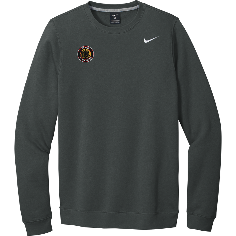 MD Jr. Black Bears Nike Club Fleece Crew