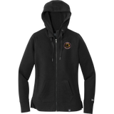 MD Jr. Black Bears New Era Ladies French Terry Full-Zip Hoodie