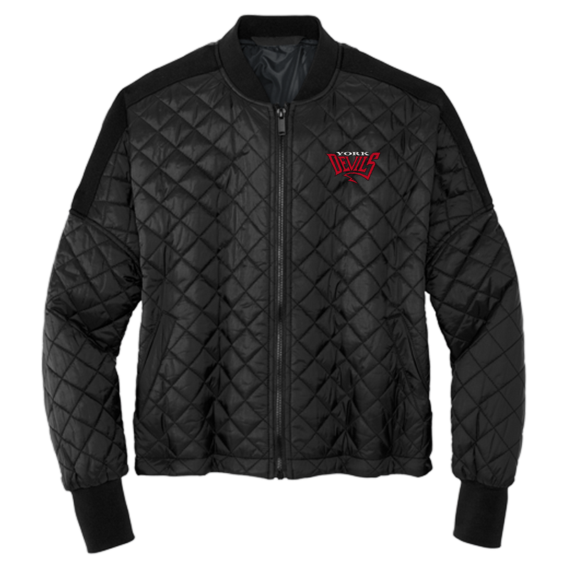 York Devils Mercer+Mettle Womens Boxy Quilted Jacket
