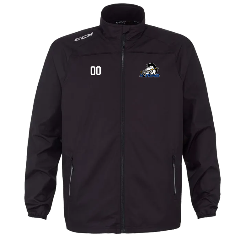 Adult CCM Lightweight Jacket (Mustangs)