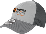 Biggby Coffee AAA New Era Stretch Mesh Contrast Stitch Cap