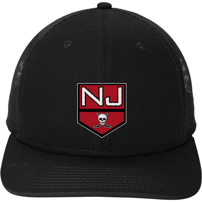 NJ Raiders New Era Snapback Low Profile Trucker Cap