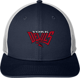 York Devils New Era Snapback Low Profile Trucker Cap