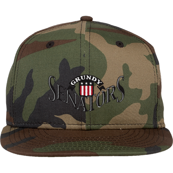 Grundy Senators New Era Flat Bill Snapback Cap