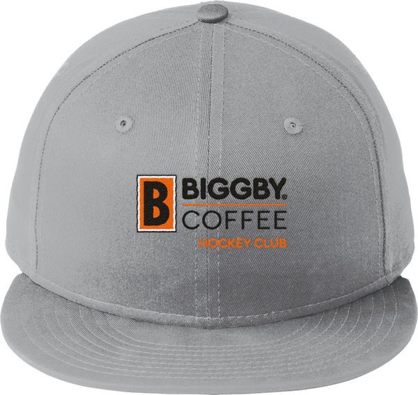Biggby Coffee Hockey Club New Era Flat Bill Snapback Cap