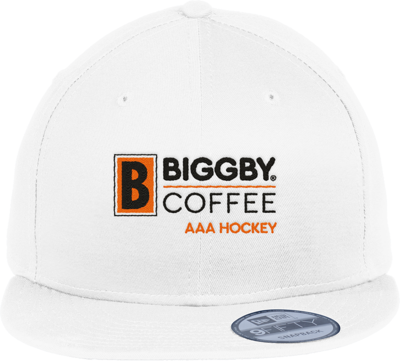 Biggby Coffee AAA New Era Flat Bill Snapback Cap