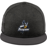 Mon Valley Thunder New Era Shadow Heather Striped Flat Bill Snapback Cap