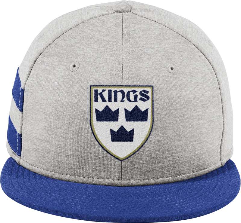 North Jersey Kings New Era Shadow Heather Striped Flat Bill Snapback Cap