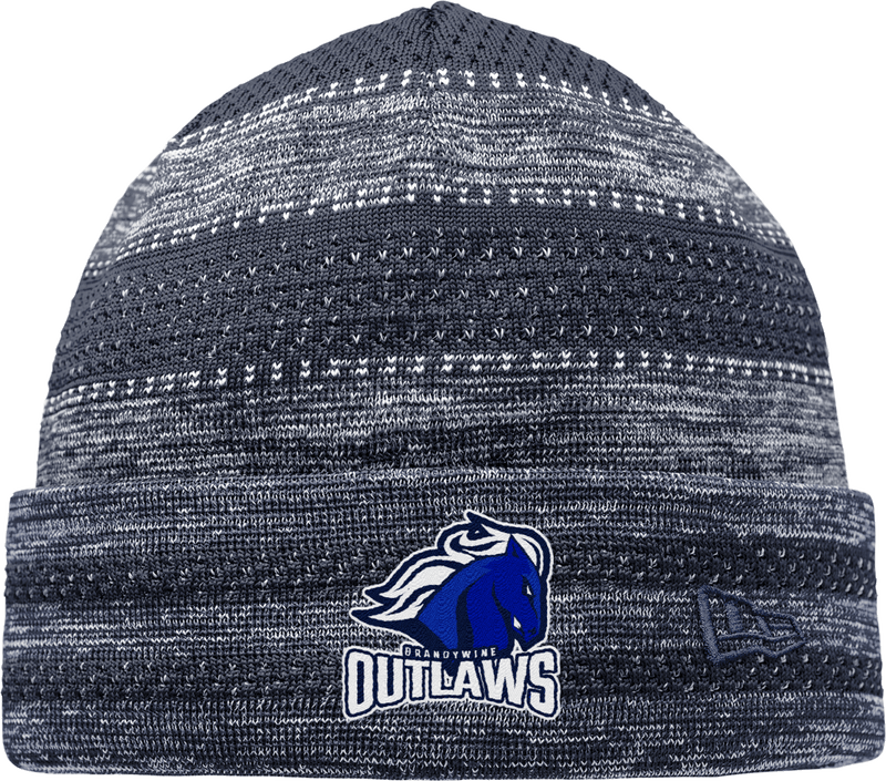 Brandywine Outlaws New Era On-Field Knit Beanie