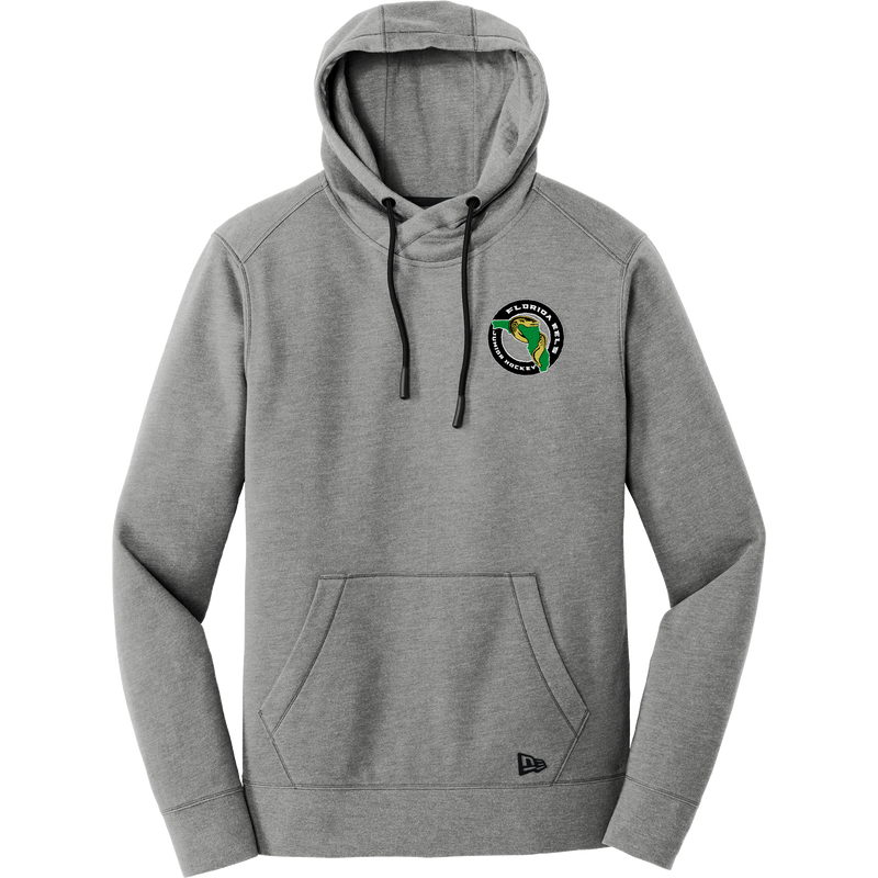 Florida Eels New Era Tri-Blend Fleece Pullover Hoodie