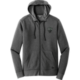 Lansing Spartans New Era Tri-Blend Fleece Full-Zip Hoodie