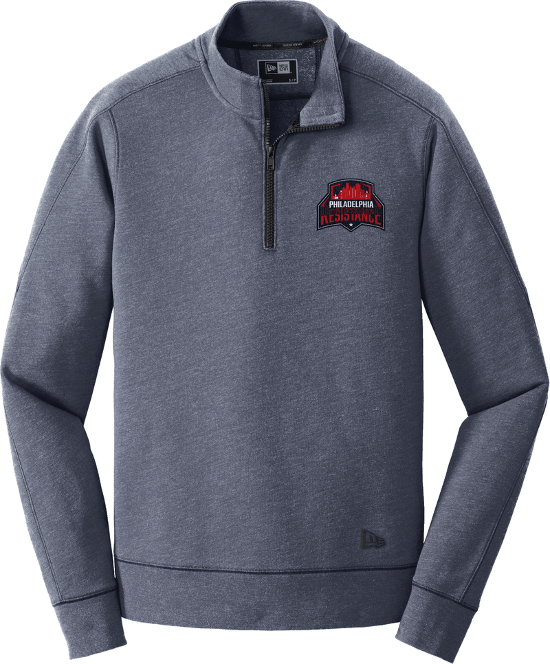 Philadelphia Resistance New Era Tri-Blend Fleece 1/4-Zip Pullover