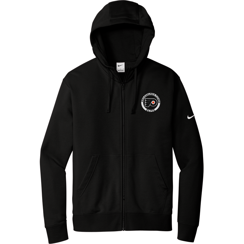 Philadelphia Flyers Elite Nike Club Fleece Sleeve Swoosh Full-Zip Hoodie