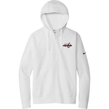 Jersey City Capitals Nike Club Fleece Sleeve Swoosh Full-Zip Hoodie