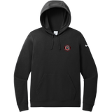 Palmyra Black Knights Nike Women's Club Fleece Sleeve Swoosh Pullover Hoodie