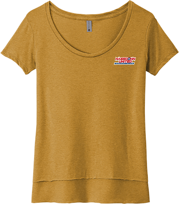 Mass Conn United Womens Festival Scoop Neck Tee