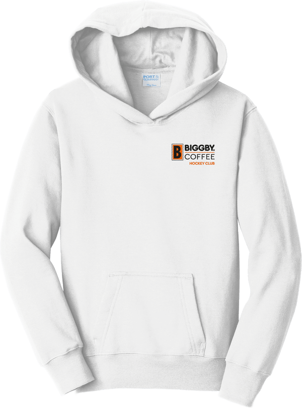 Biggby Coffee Hockey Club Youth Fan Favorite Fleece Pullover Hooded Sweatshirt