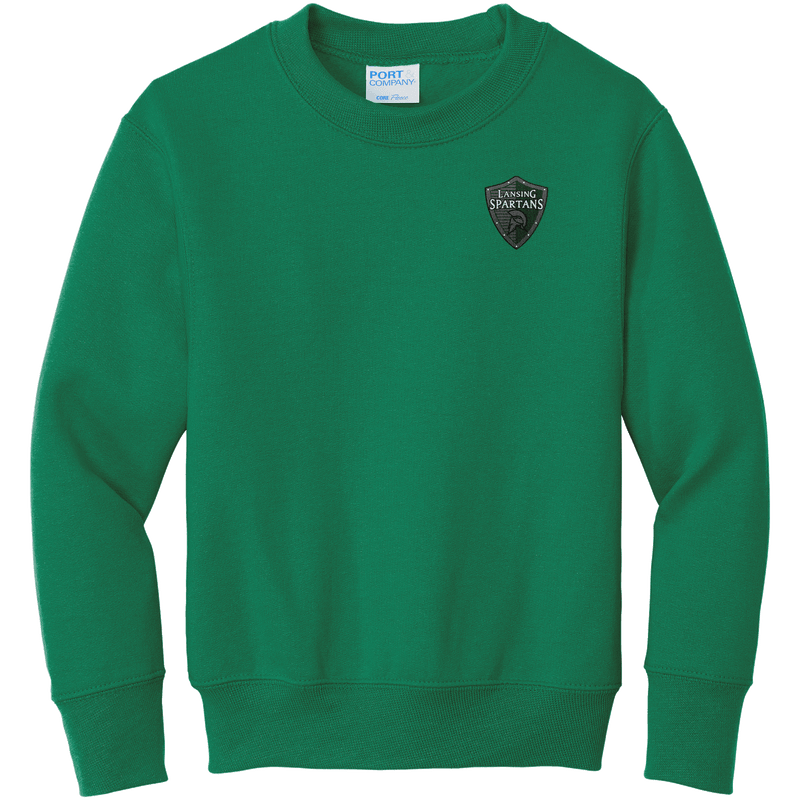 Lansing Spartans Youth Core Fleece Crewneck Sweatshirt