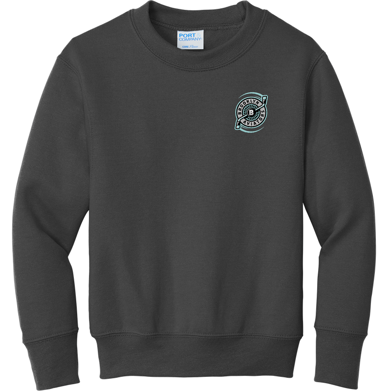 Brooklyn Aviators Youth Core Fleece Crewneck Sweatshirt