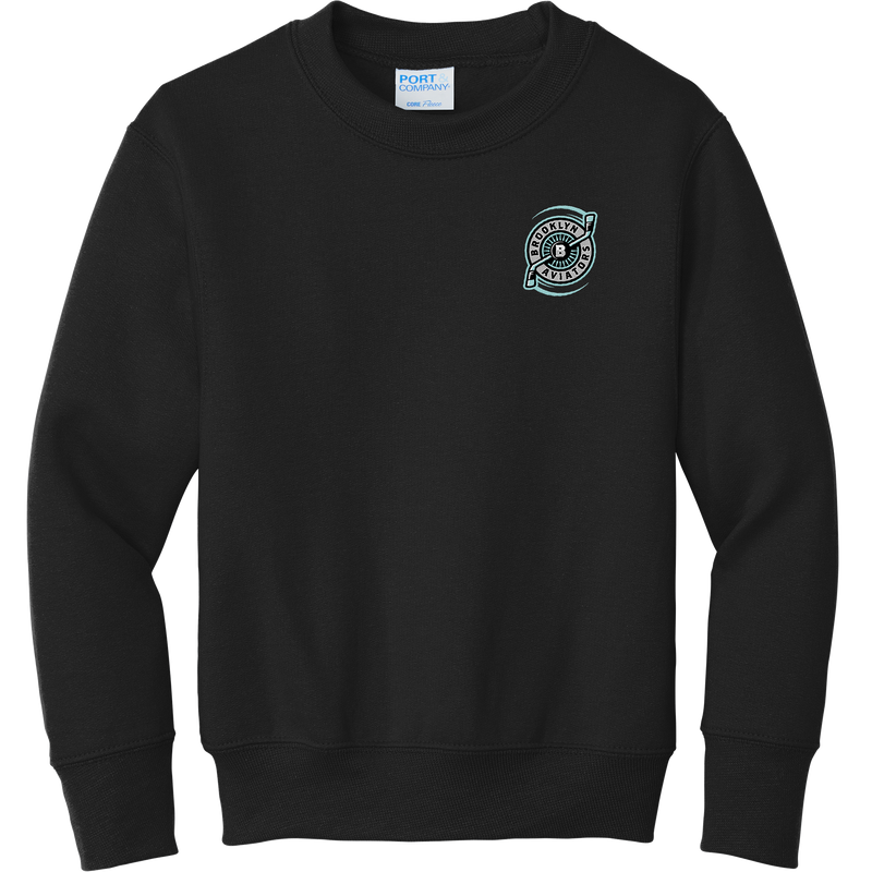 Brooklyn Aviators Youth Core Fleece Crewneck Sweatshirt