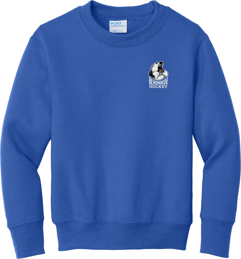 Berdnikov Bears Youth Core Fleece Crewneck Sweatshirt