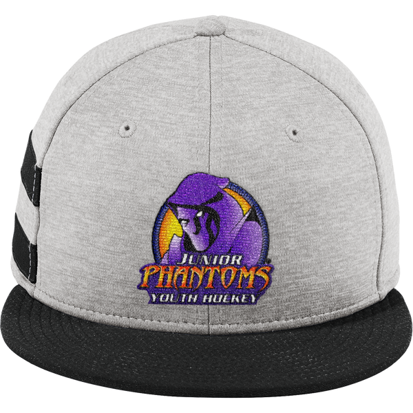 Jr. Phantoms New Era Shadow Heather Striped Flat Bill Snapback Cap