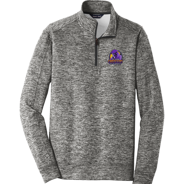 Jr. Phantoms PosiCharge Electric Heather Fleece 1/4-Zip Pullover