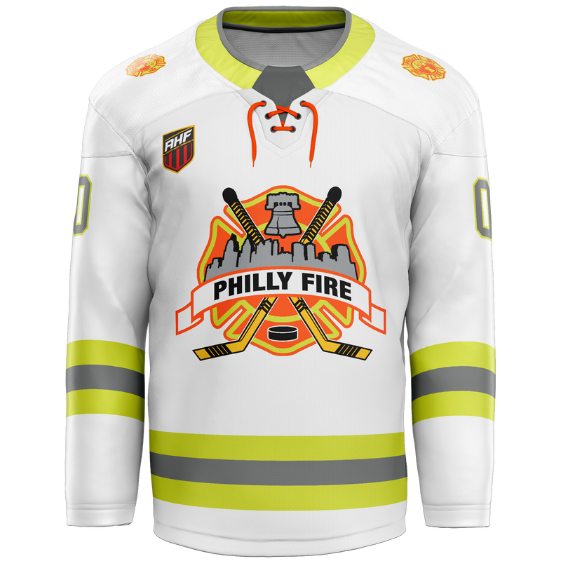 Philly Fire Player Sublimated Jersey - White