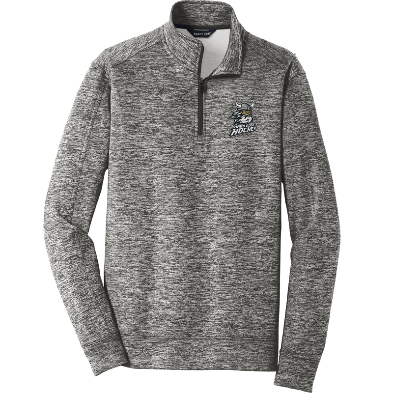 Hard Edge Hockey PosiCharge Electric Heather Fleece 1/4-Zip Pullover