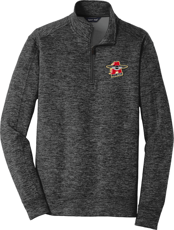 NY Aviators PosiCharge Electric Heather Fleece 1/4-Zip Pullover