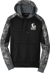 Berdnikov Bears Sport-Wick Mineral Freeze Fleece Colorblock Hooded Pullover