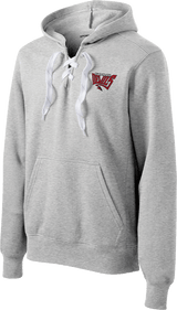 York Devils Lace Up Pullover Hooded Sweatshirt