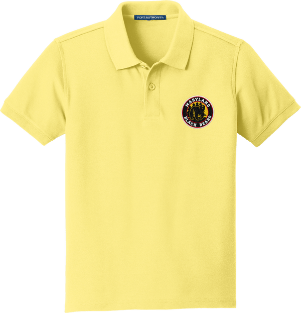 Maryland Black Bears Youth Core Classic Pique Polo