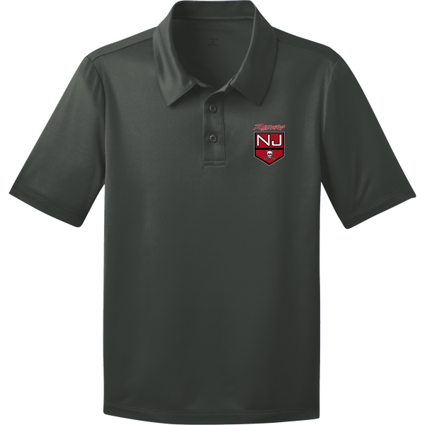 NJ Raiders Youth Silk Touch Performance Polo