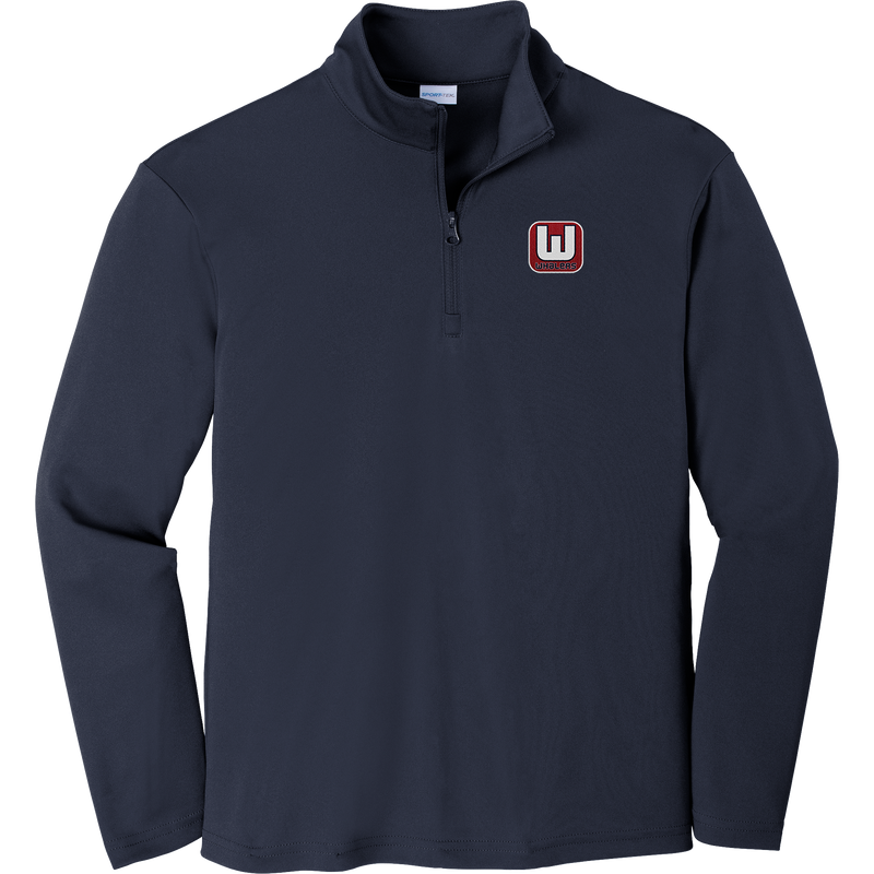 CT Whalers Tier 1 Youth PosiCharge Competitor 1/4-Zip Pullover