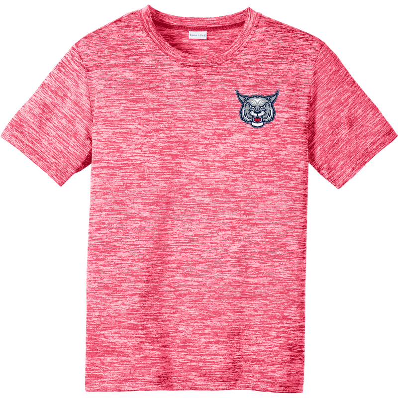 CT Bobcats Youth PosiCharge Electric Heather Tee