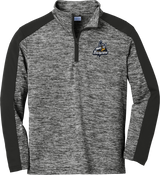 Mon Valley Thunder Youth PosiCharge  Electric Heather Colorblock 1/4-Zip Pullover