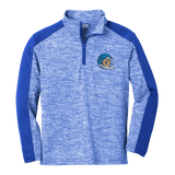 BagelEddi's Youth PosiCharge  Electric Heather Colorblock 1/4-Zip Pullover