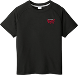 York Devils Youth PosiCharge  Tri-Blend Wicking Raglan Tee