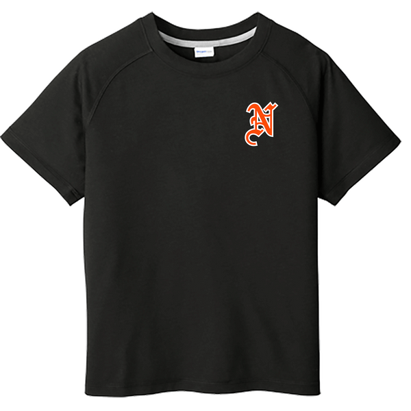 Midd North Hockey Youth PosiCharge Tri-Blend Wicking Raglan Tee