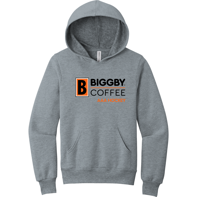 Biggby Coffee AAA Youth Sponge Fleece Pullover Hoodie