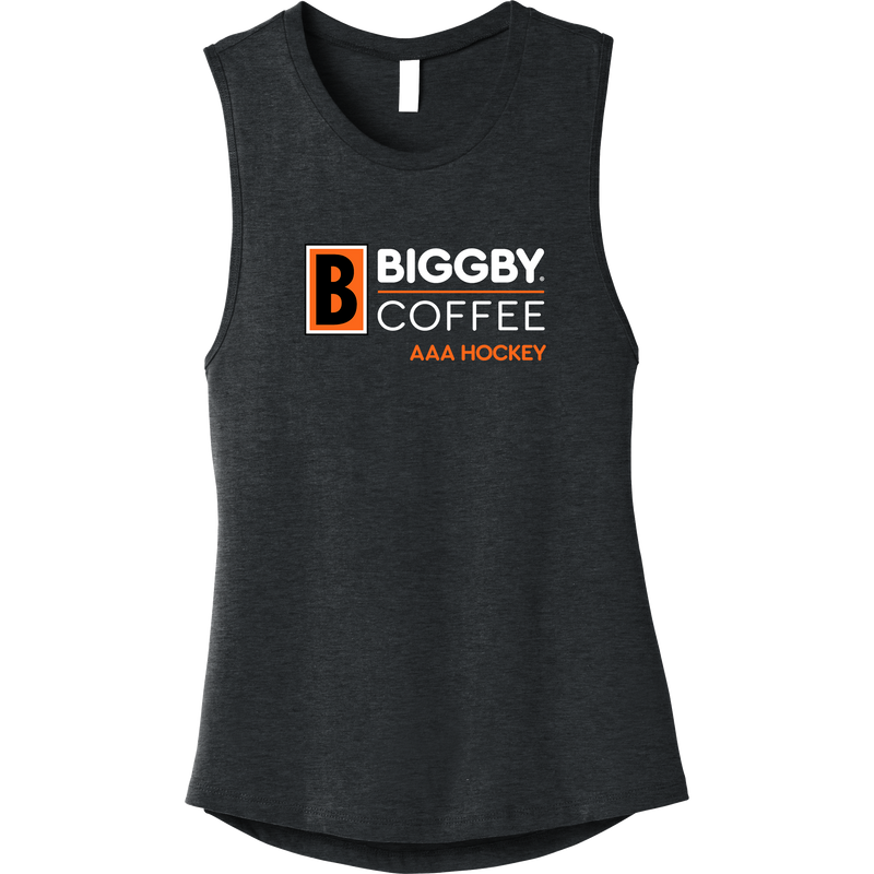 Biggby Coffee AAA Womens Jersey Muscle Tank