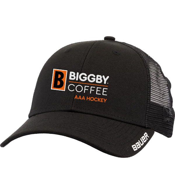 Biggby Coffee AAA Bauer Adult Team Mesh Snapback