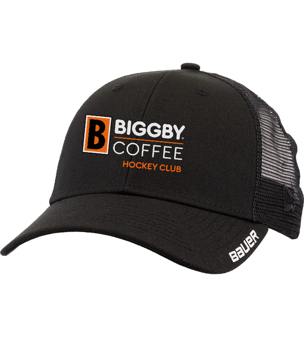 Biggby Coffee Hockey Club Bauer Adult Team Mesh Snapback