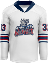 Hartford Jr. Wolfpack Split Season Adult Goalie Hybrid Jersey